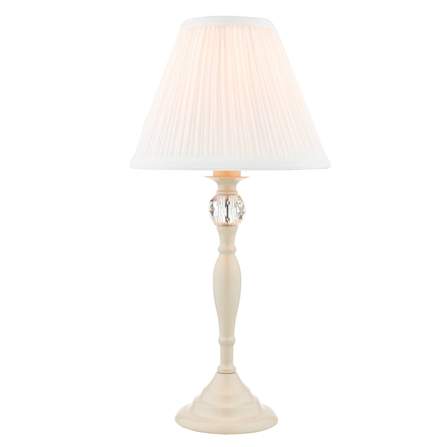 Laura Ashley Ellis Cream Table Lamp With Ivory Shade