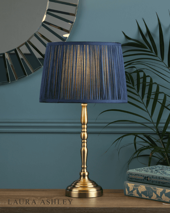 Laura Ashley Corey Antique Brass Candlestick Table Lamp (Base Only)