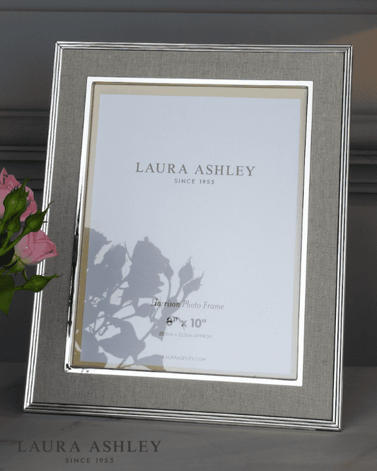 Laura Ashley Harrison Linen 8x10 Inch Photo Frame