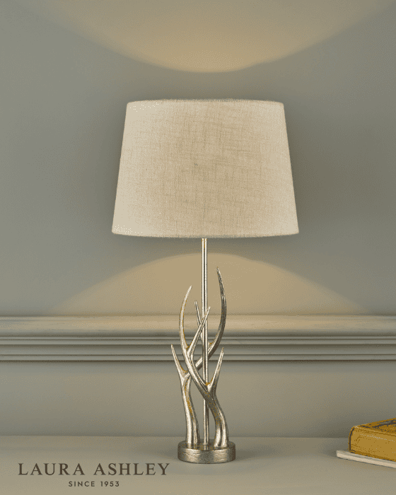 Laura Ashley Mulroy Antler Champagne Table Lamp (Base Only)