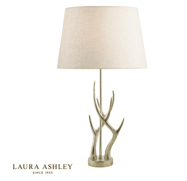 Laura Ashley Mulroy Antler Champagne Table Lamp (Base Only)