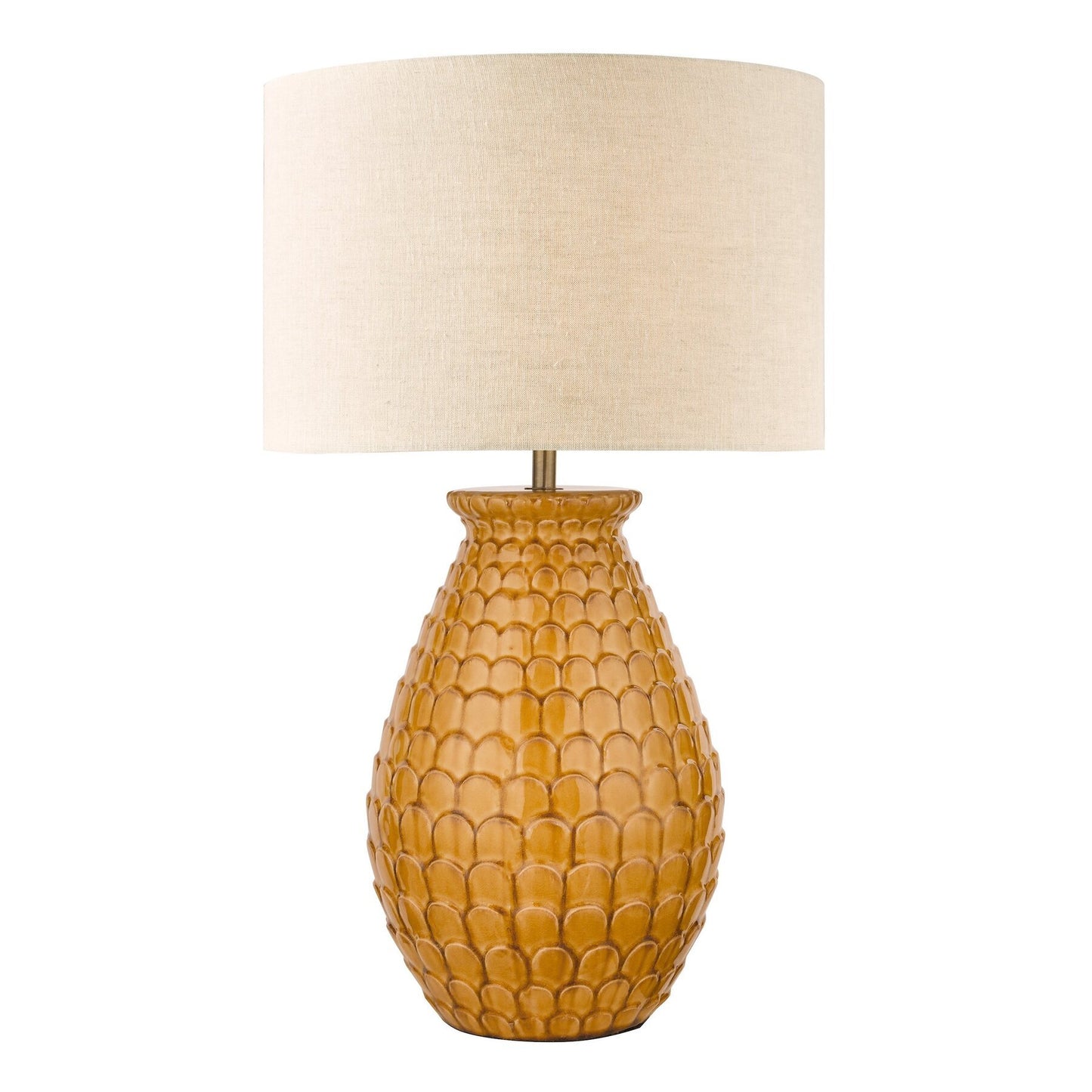 Laura Ashley Liza Ceramic Orange Table Lamp With Shade