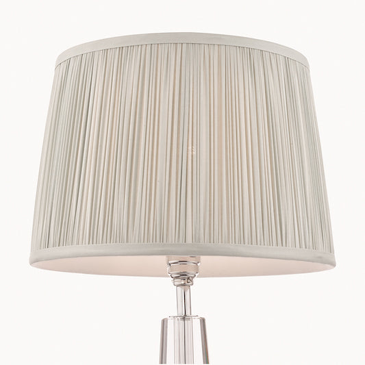Laura Ashley Hemsley Silk Silver 40.5cm/16 Inch Shade