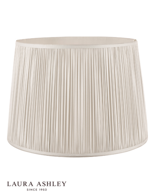 Laura Ashley Hemsley Silk Silver 40.5cm/16 Inch Shade