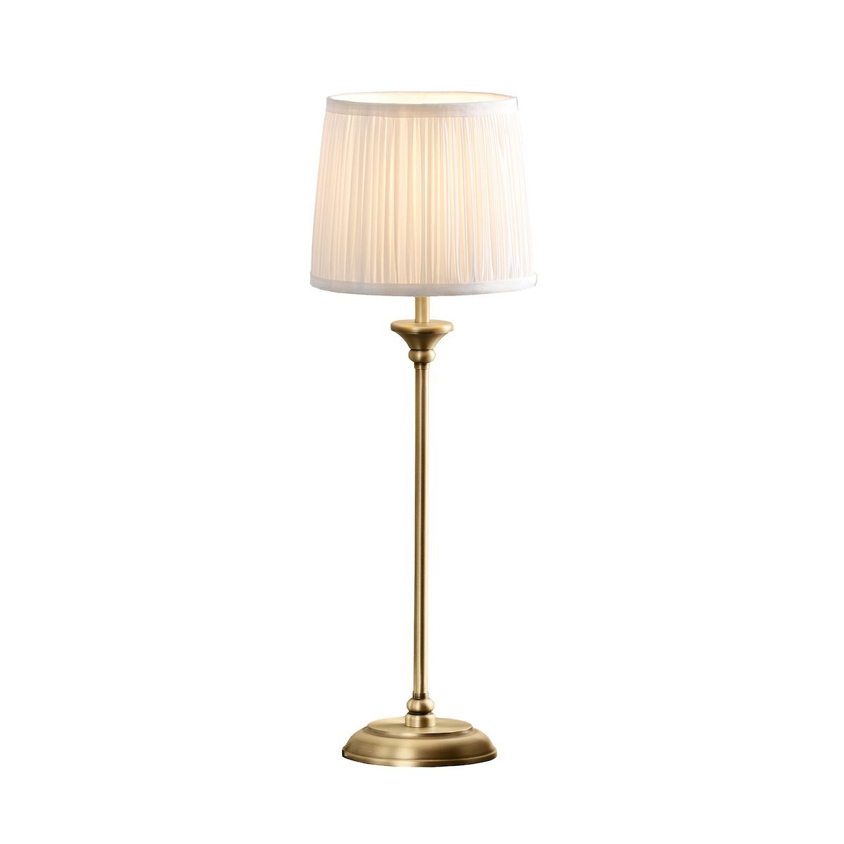 Laura Ashley Hemsley Antique Brass & Ivory Table Lamp With Shade