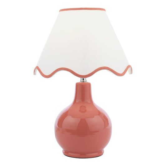 Laura Ashley Bramhope Terracotta Table Lamp With Shade