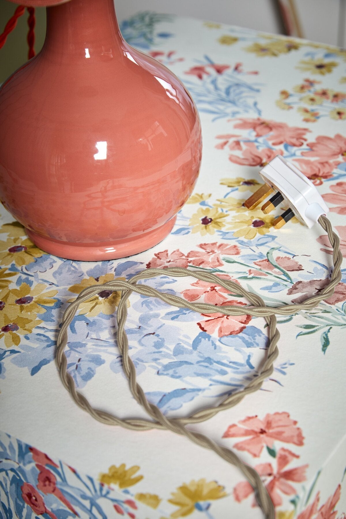 Laura Ashley Bramhope Terracotta Table Lamp With Shade