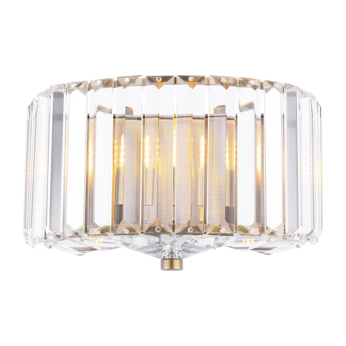 Laura Ashley Fernhurst Crystal & Antique Brass Wall Light