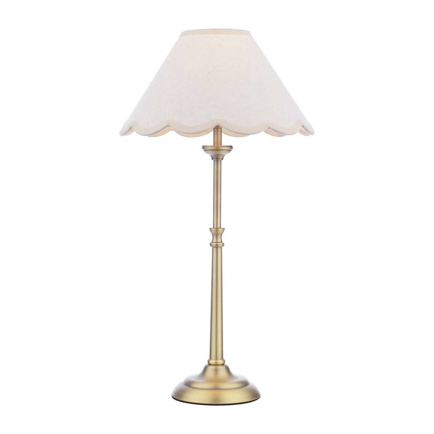 Laura Ashley Cordwell Matt Antique Brass Table Lamp With Shade