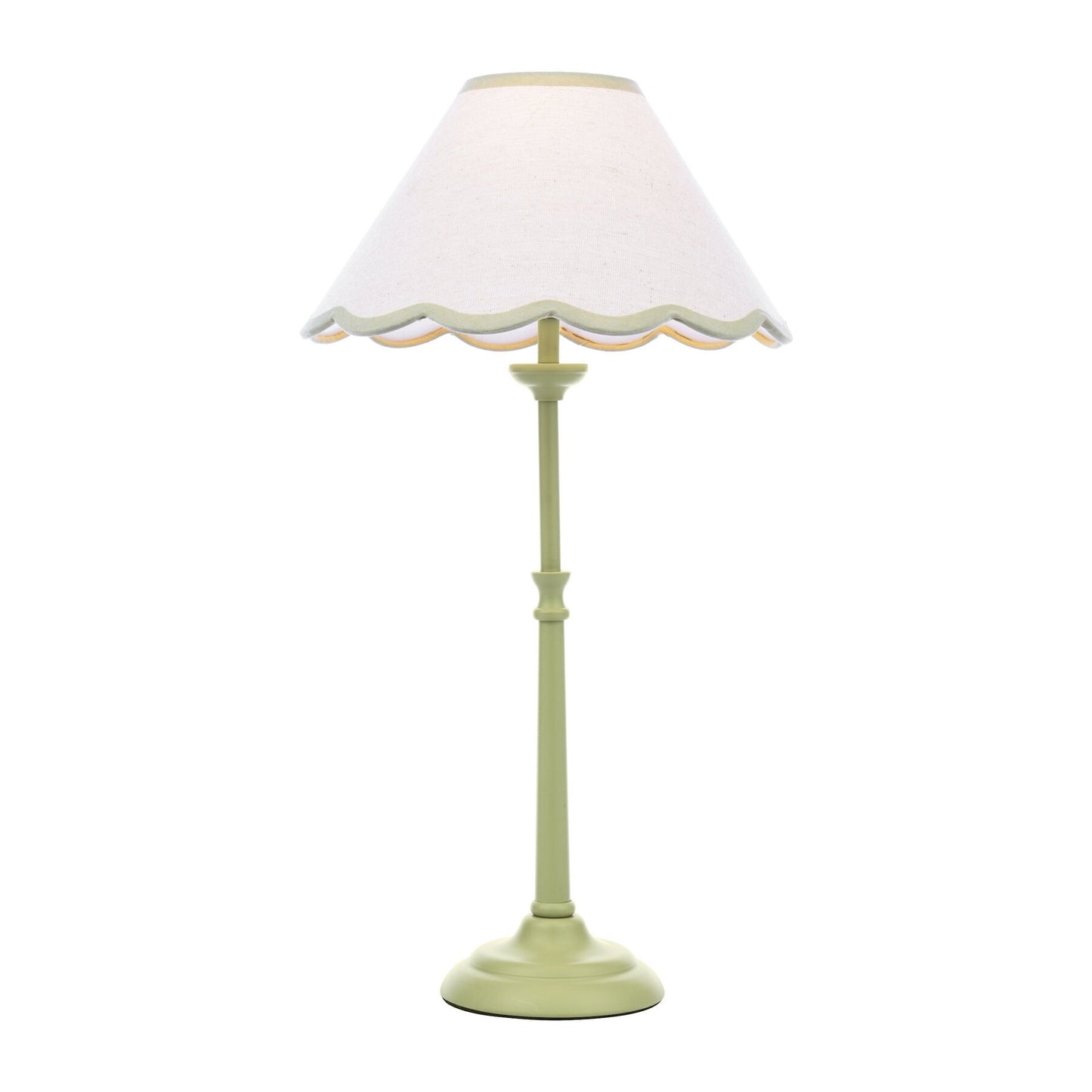 Laura Ashley Cordwell Matt Green Table Lamp With Shade