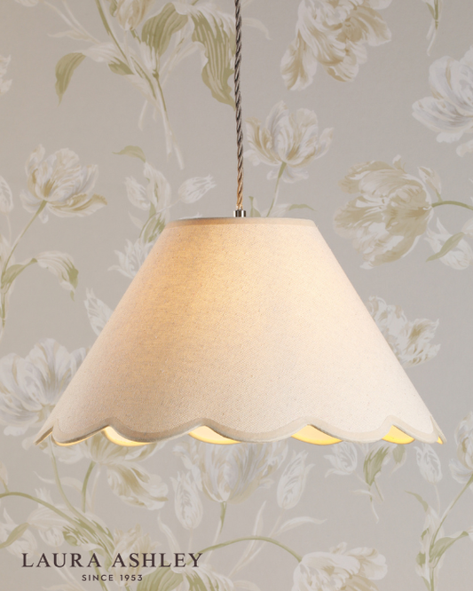 Laura Ashley Cordwell Easy Fit Natural Pendant Shade