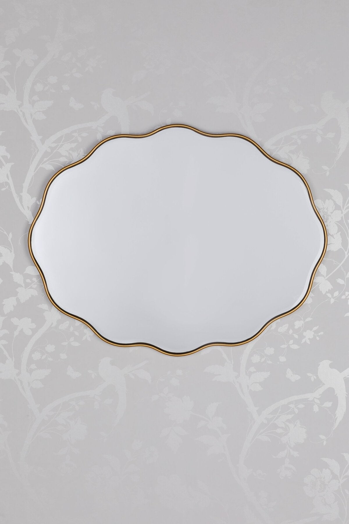Laura Ashley Medora Matt Gold 71x55cm Mirror