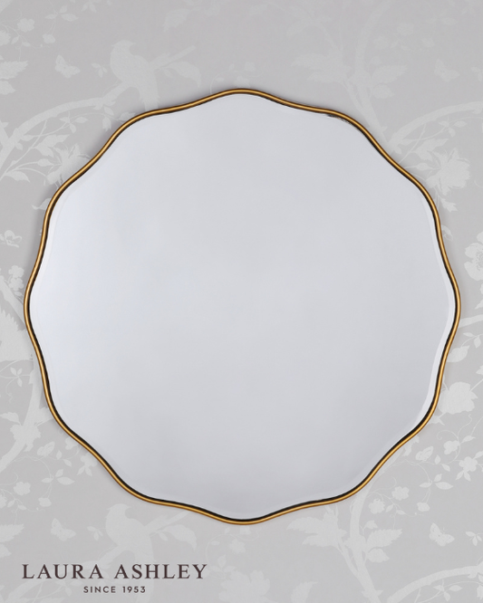 Laura Ashley Medora Matt Gold 60cm Mirror