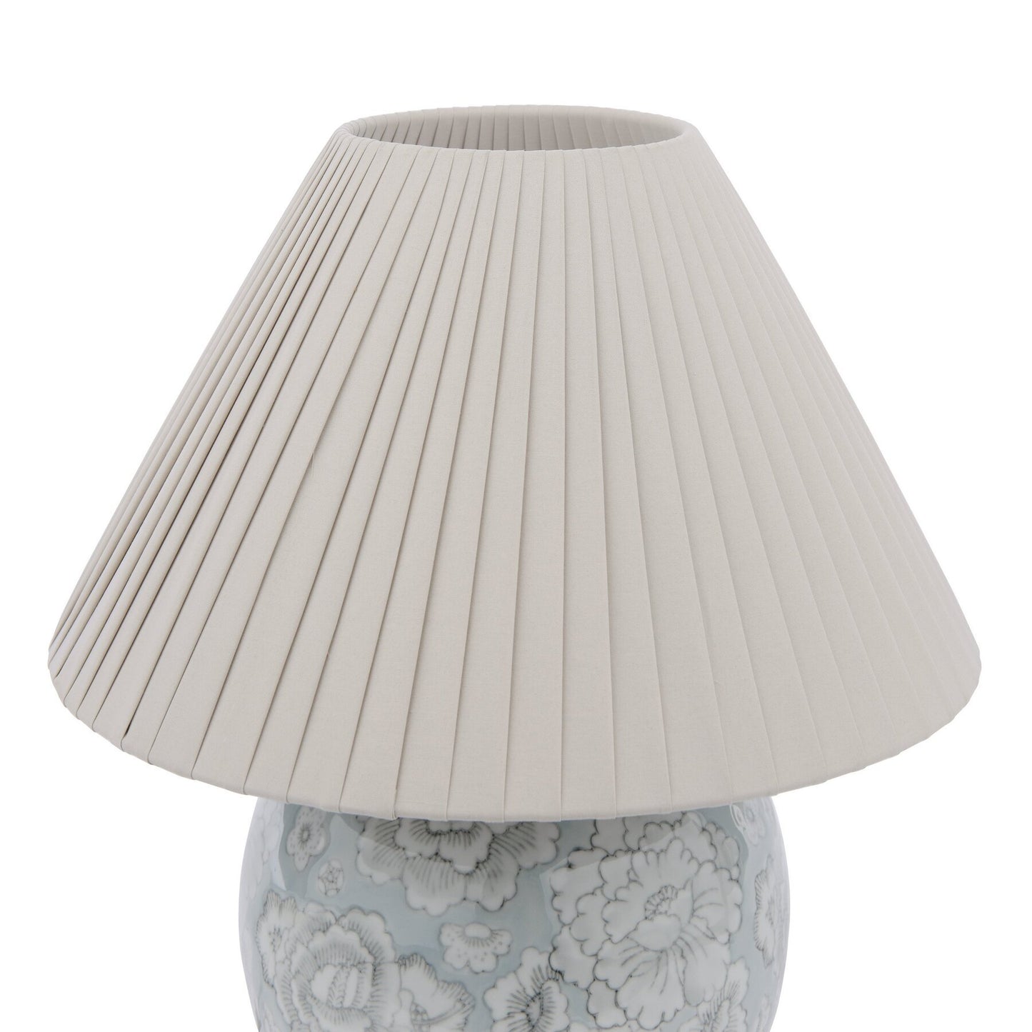 Laura Ashley Montford Blue Ceramic Table Lamp With Shade