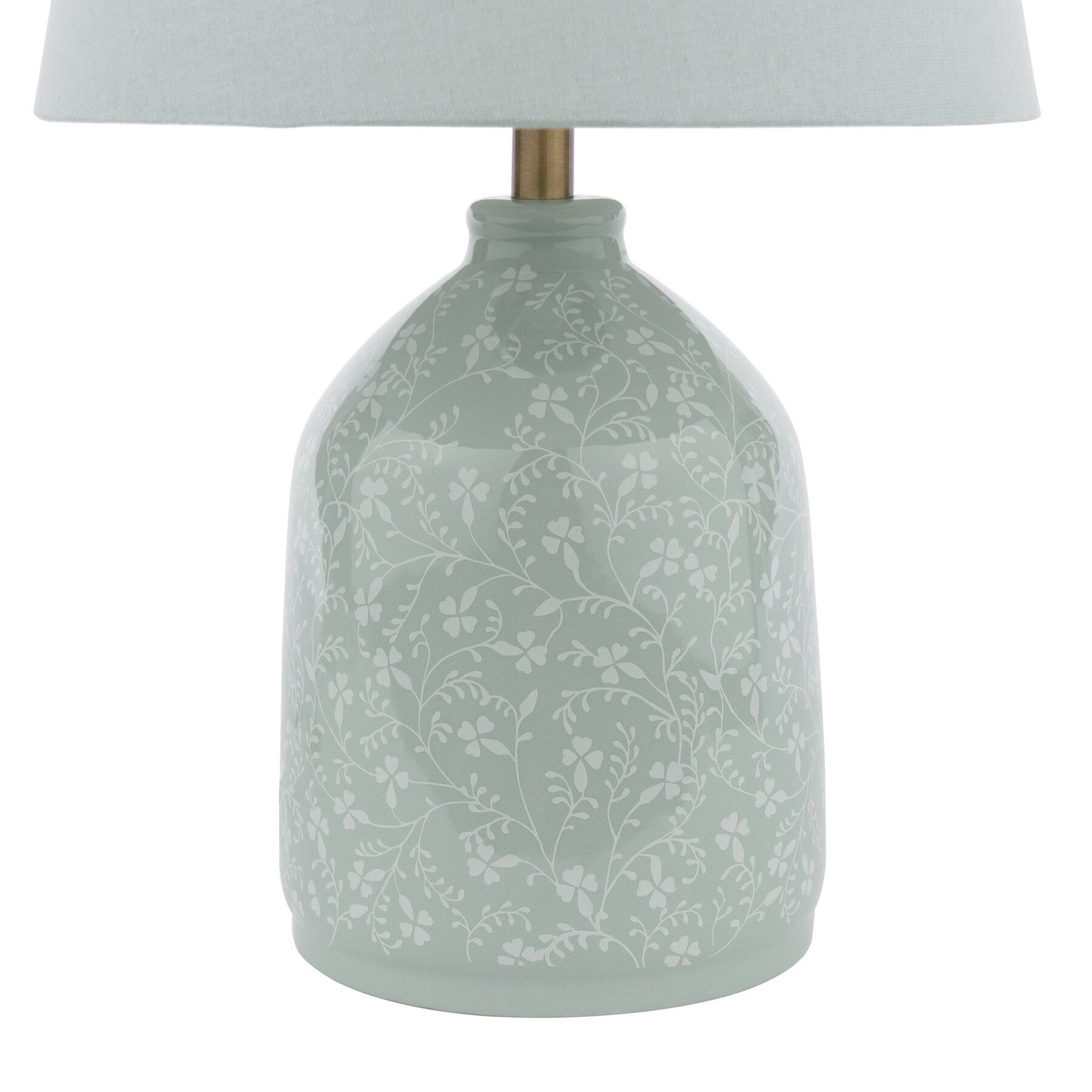 Laura Ashley Campion Blue Ceramic Table Lamp With Shade