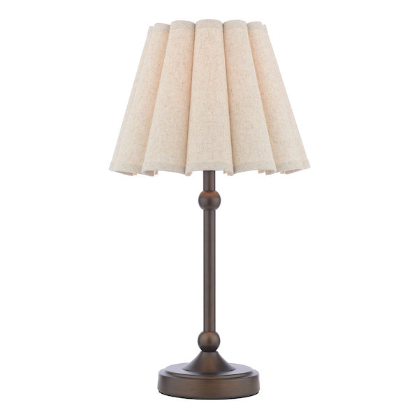 Laura Ashley Holwell Antique Bronze Table Lamp With Shade