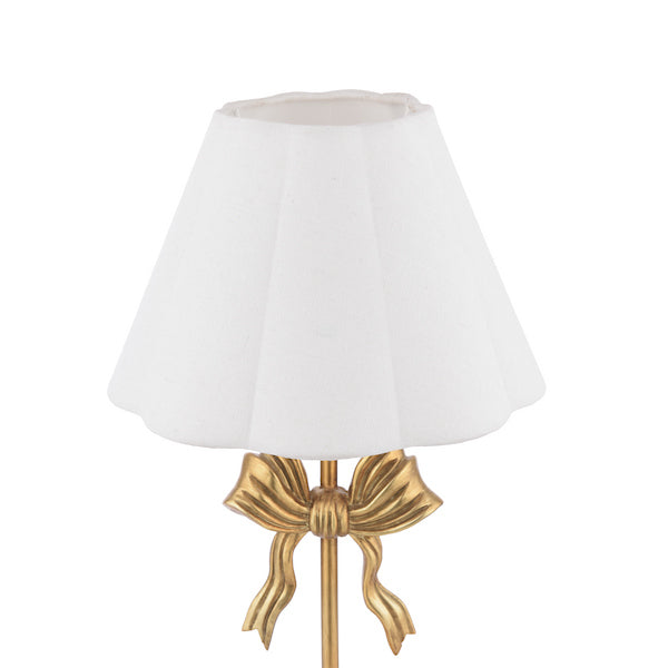 Laura Ashley Larkfield Antique Gold Table Lamp With Shade