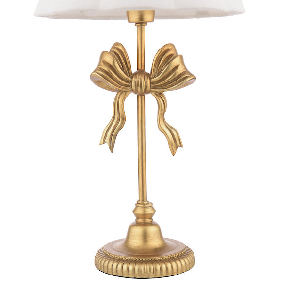Laura Ashley Larkfield Antique Gold Table Lamp With Shade
