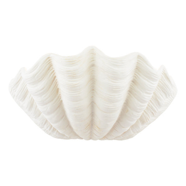 Laura Ashley Shell White Ceramic Wall Light