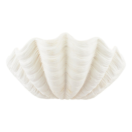 Laura Ashley Shell White Ceramic Wall Light