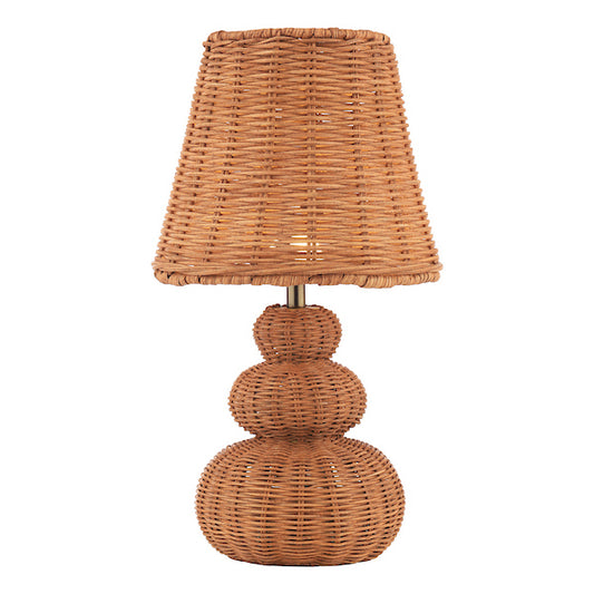 Laura Ashley Hasfield Rechargeable Rattan Table Lamp