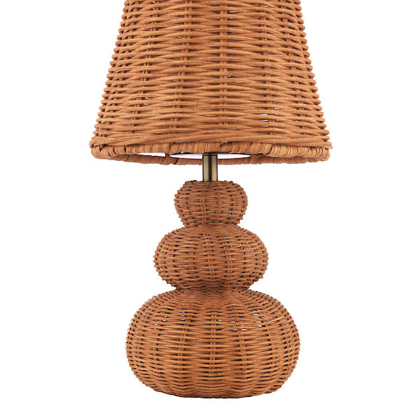 Laura Ashley Hasfield Rechargeable Rattan Table Lamp