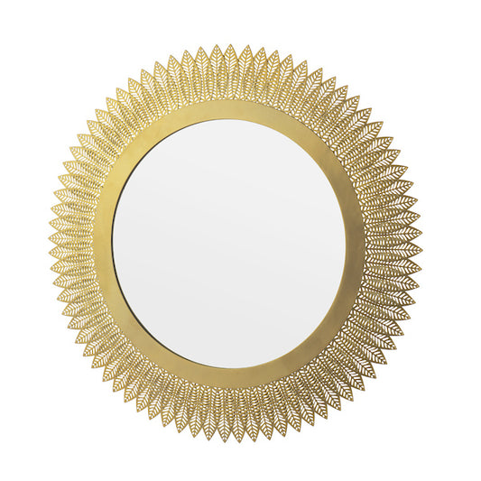 Laura Ashley Rushden Gold 60cm Round Mirror