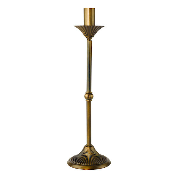 Dar Lighting Lydian Antique Bronze Table Lamp With Shade
