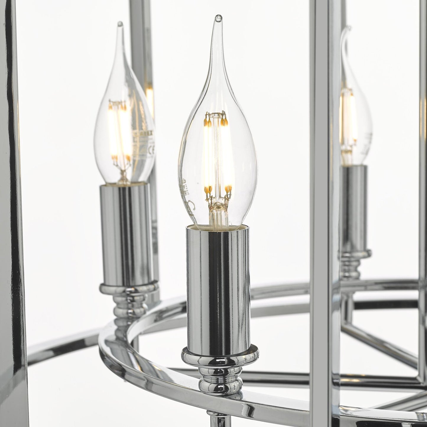 Dar Lighting Myka 6 Light Polished Chrome Pendant