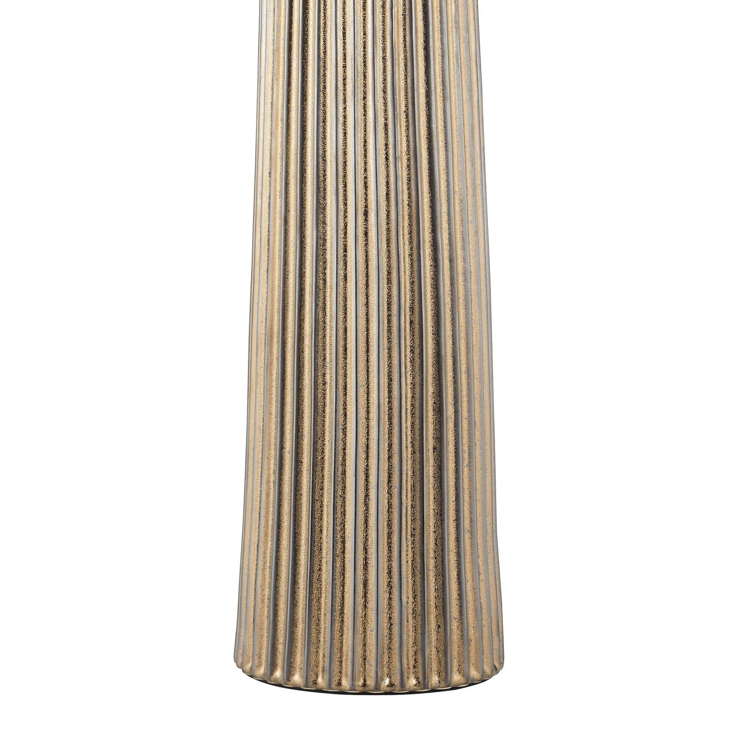 Dar Lighting Myla Ceramic Bronze Table Lamp With Shade