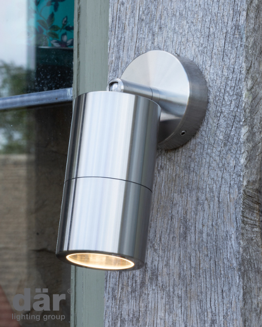 Dar Lighting Ortega Outdoor Aluminium IP65 Single Spotlight