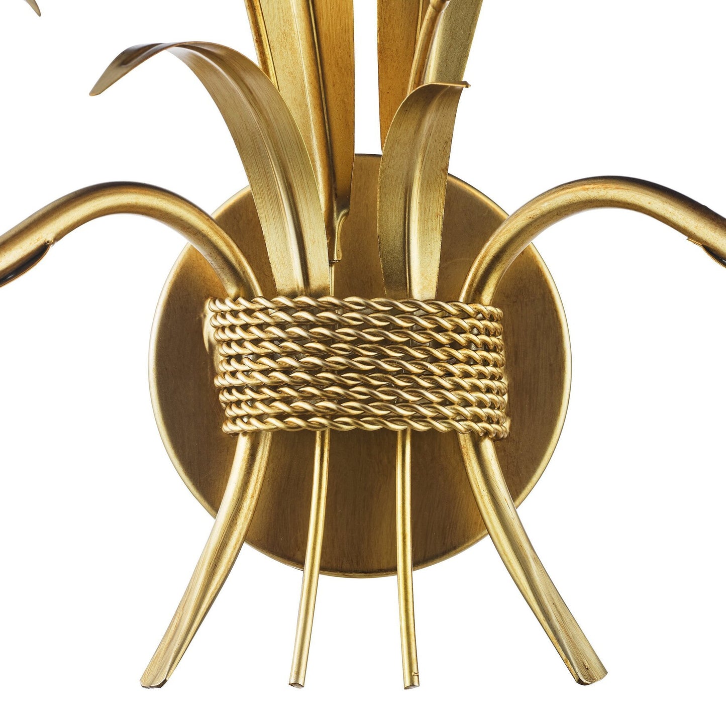 Dar Lighting Phaedra Gold Wall Light