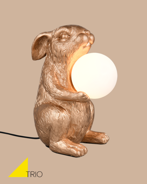 Trio Lighting Rabbit Gold Table Lamp