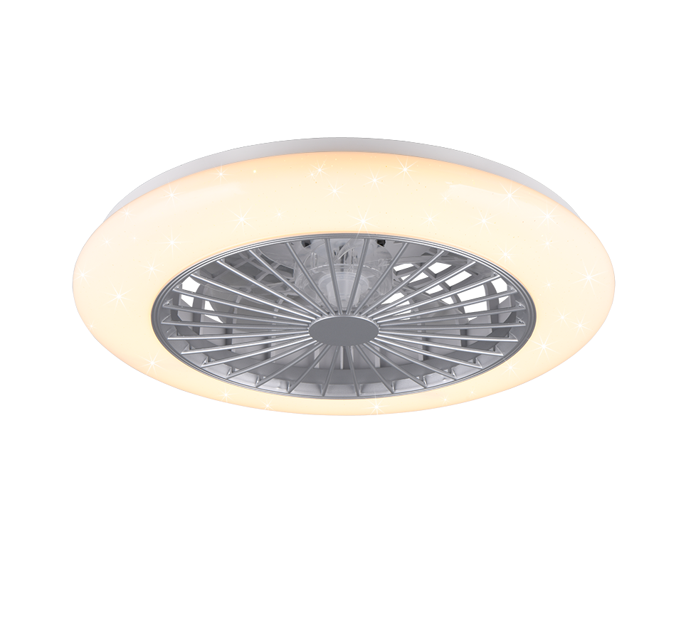 Trio Lighting Stralsund LED White Ceiling Fan Light