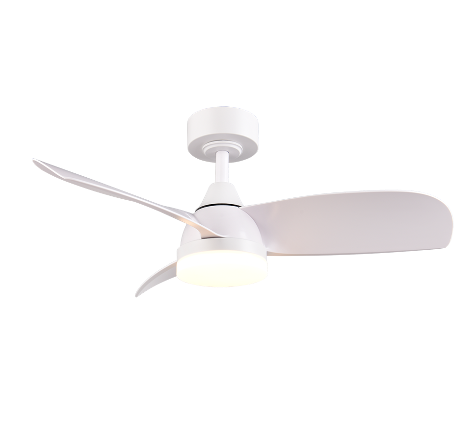 Trio Lighting Helsinki LED White Ceiling Fan Light