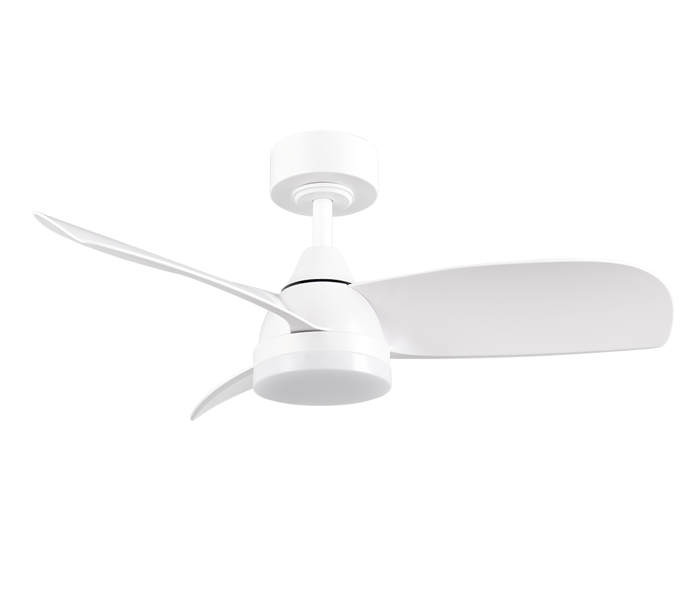 Trio Lighting Helsinki LED White Ceiling Fan Light