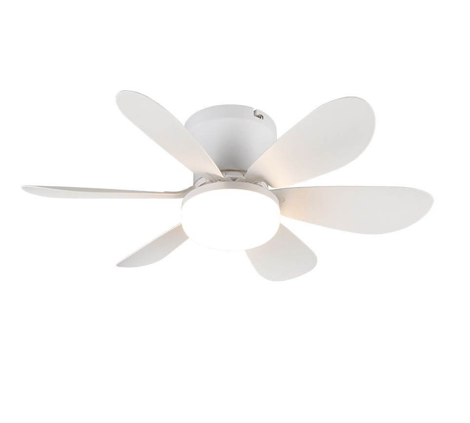 Trio Lighting Lund LED White Ceiling Fan Light