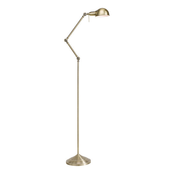 Dar Lighting Ranger Antique Brass Floor Lamp