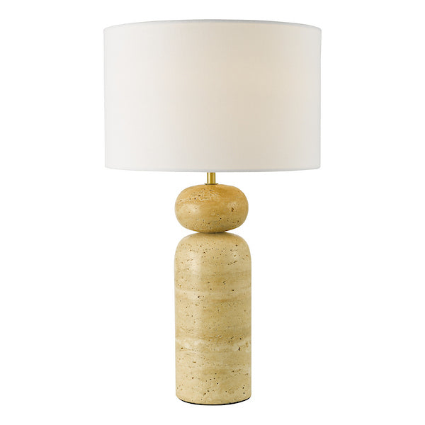 Dar Lighting Soyala Brown Table Lamp With Shade