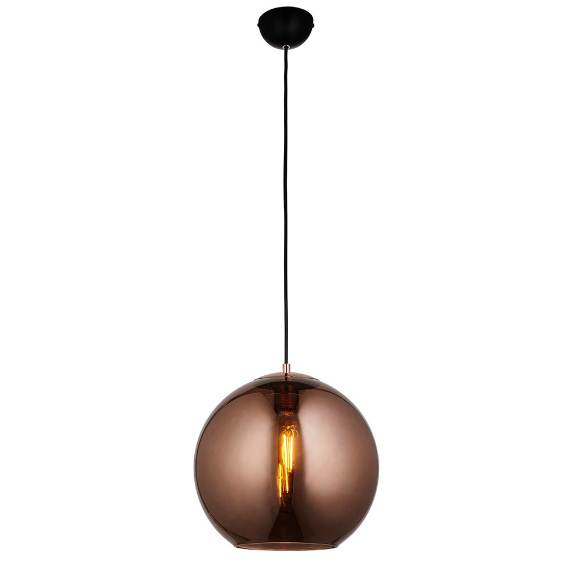 Endon Boli Copper Glass Pendant
