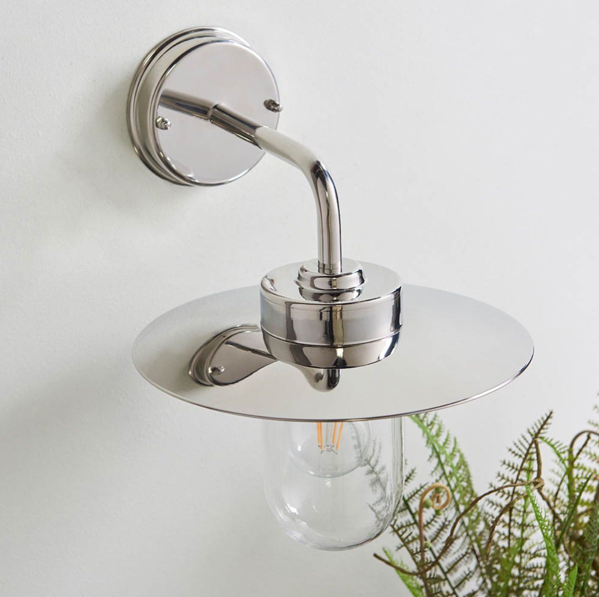 Endon Addison Outdoor IP44 Stainless Steel Wall Light
