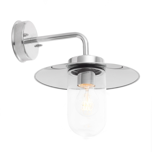 Endon Addison Outdoor IP44 Stainless Steel Wall Light