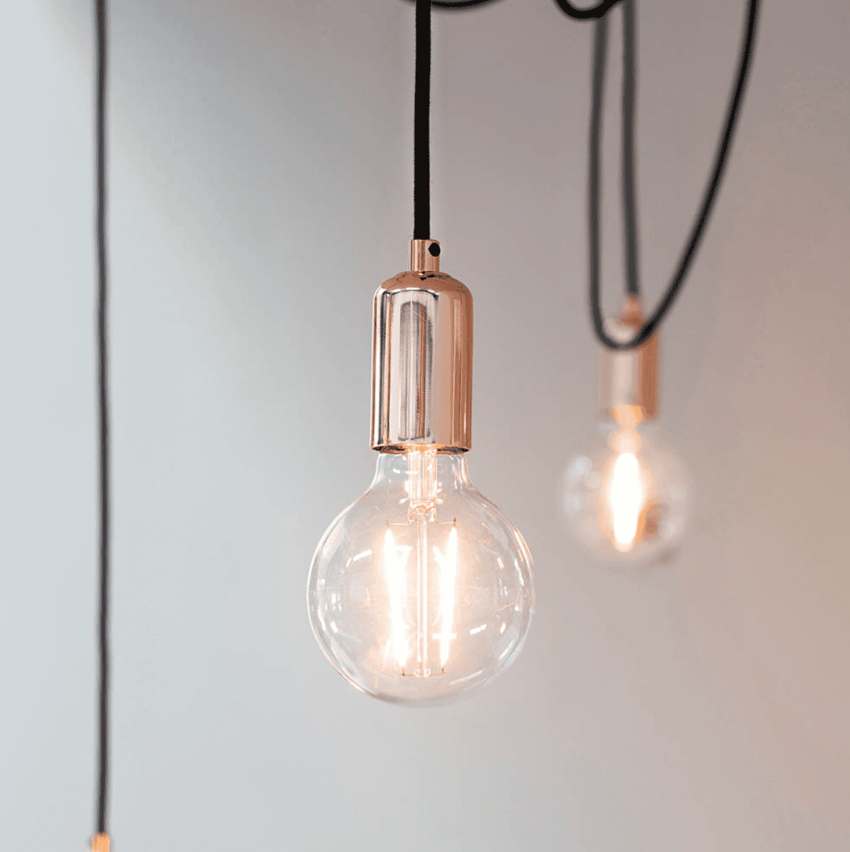 Endon Studio 6 Light Copper Pendant