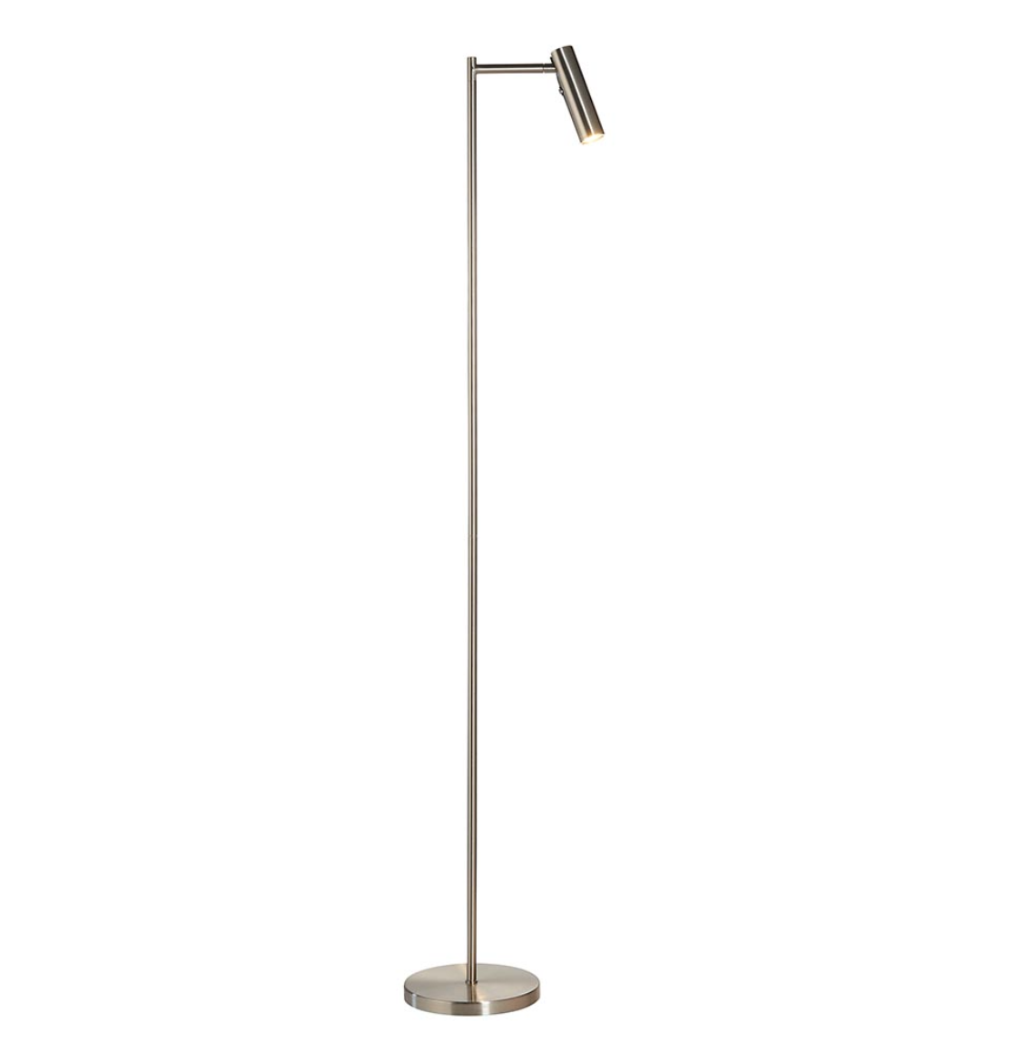 Endon Dedicated Satin Nickel Reader Task Floor Lamp