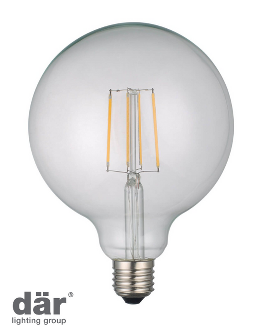 Dar Lighting LED Large Globe Light Bulb (Lamp) ES/E27 6W 700LM (Single)