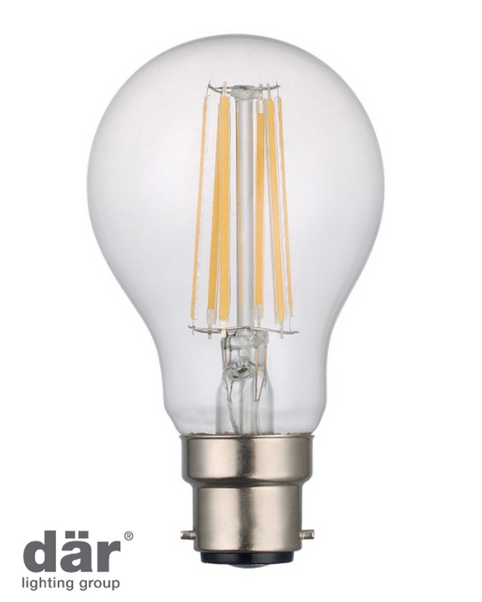 Dar Lighting LED B22/BC Golf Ball Light Bulb (Lamp) 4w 400lm 2700k (Pack of 5)