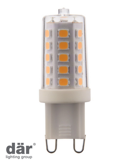 Dar Lighting LED G9 LED Light Bulb (Lamp) 3w 370lm 2700k (Pack of 10)