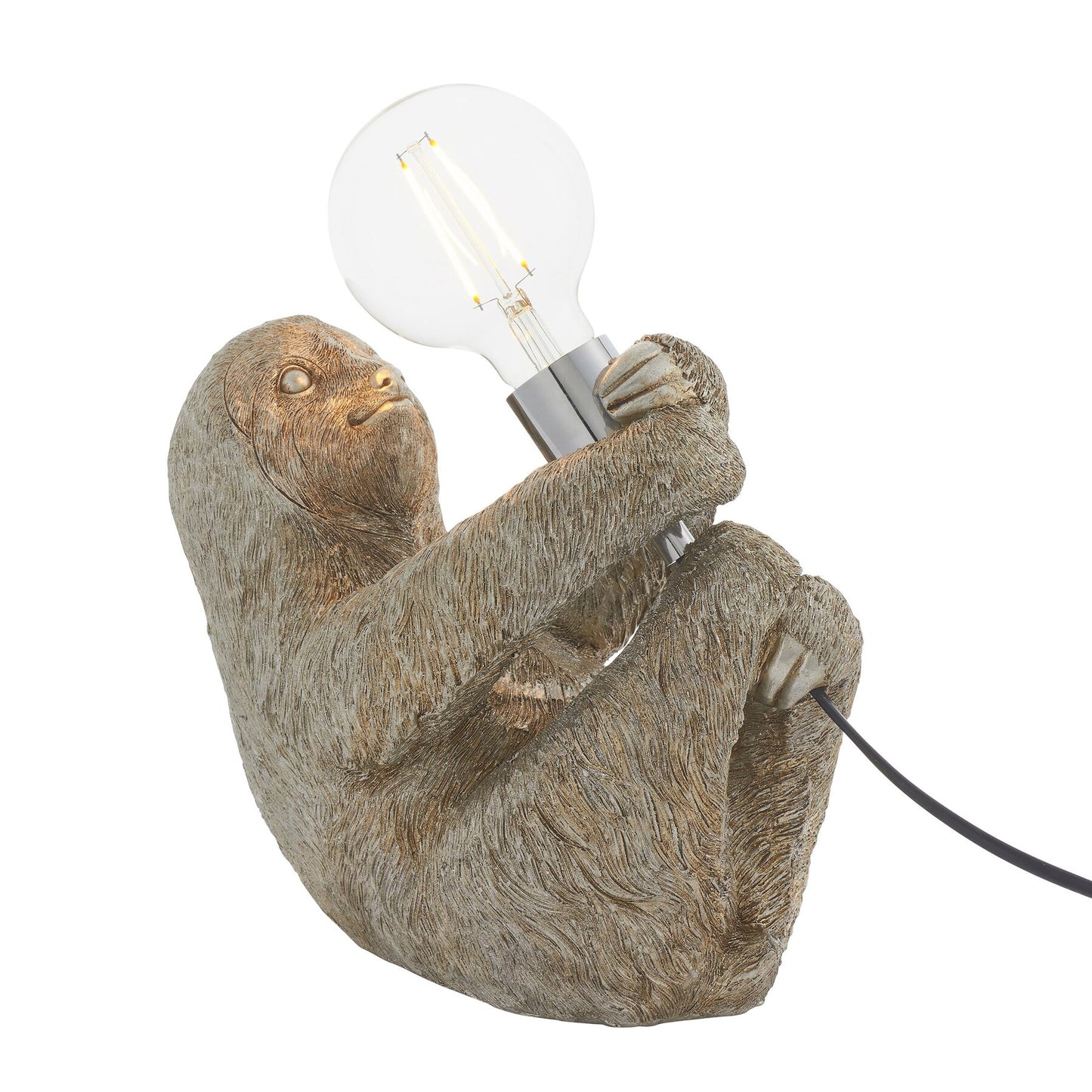 Vesilo Lighting Sloth Vintage Gold Table Light