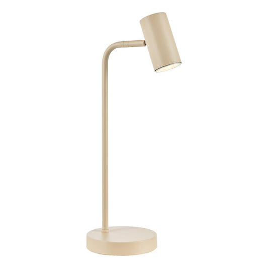 Dar Lighting Thierry Matt Taupe Desk Lamp