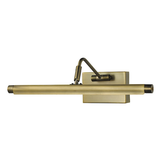 Dar Lighting Tyrus 35cm Brushed Bronze LED Picture Light